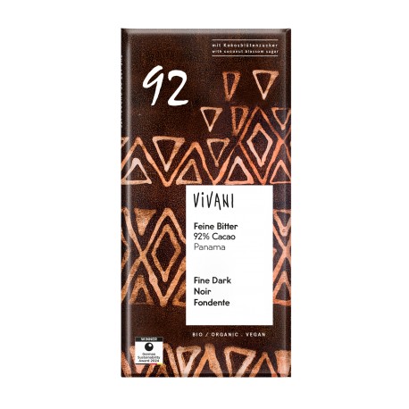 TABLETTE CHOC NOIR 92%