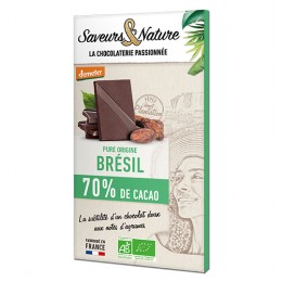 TAB CHOC NOIR 70% BRESIL 80G