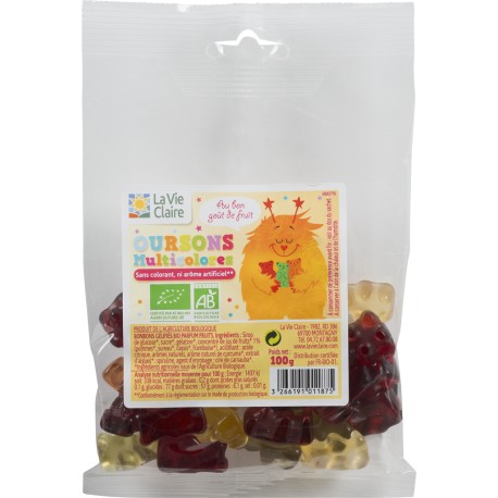 OURSONS MULTICOLORES 100 G