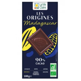 TAB CHOC NOIR 90% MADAGASCAR