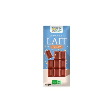TABLETTE CHOC LAIT CRISPY