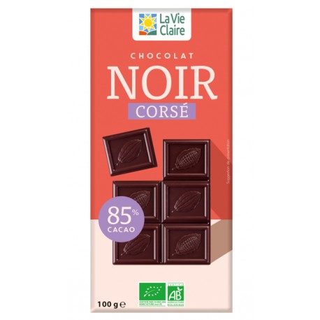 TABLETTE CHOCOLAT NOIR 85%