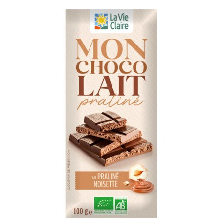 TAB CHOC LAIT FOUREE PRALINE