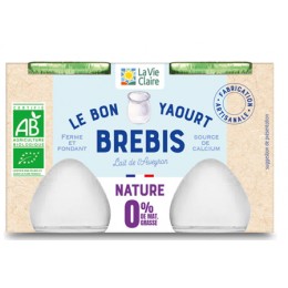 YAOURT DE BREBIS 0% 2X125G