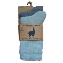 LOT 2 CHAUSSETTES ALPAGA 39.42