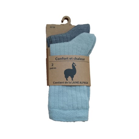 LOT 2 CHAUSSETTES ALPAGA 39.42