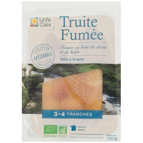 TRUITE FUMEE BIO 3/4 TR 130G