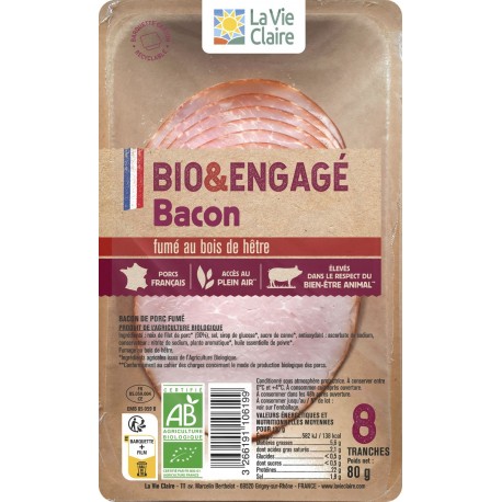 BACON FUMEE 8TR 80G