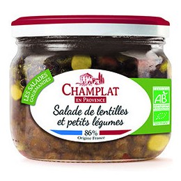 SALADE DE LENTILLES ET PETITS LEGUMES