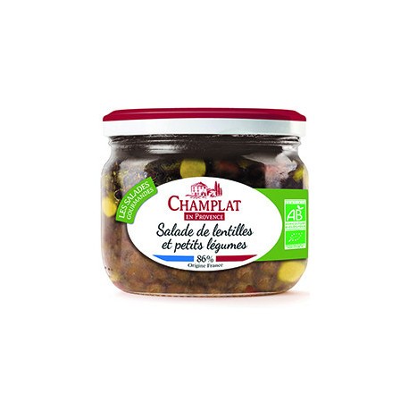 SALADE DE LENTILLES ET PETITS LEGUMES