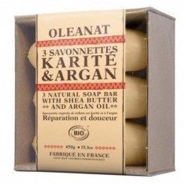 TRIO SAVONNETTES ARGAN ET KARITE