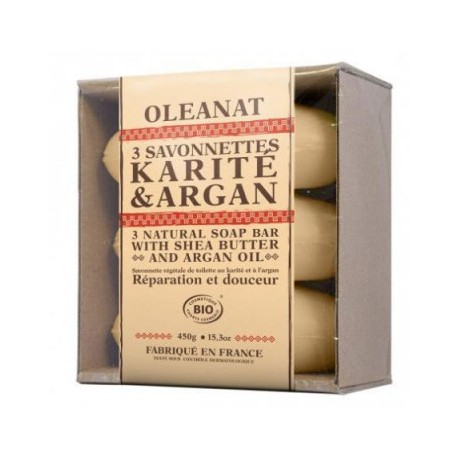 TRIO SAVONNETTES ARGAN ET KARITE