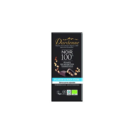 TAB NOIR 100% ECLAT NOISET 90G