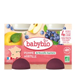 POT POMME MYRTILLE 2X130G
