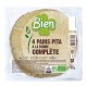 PAIN PITA FARINE COMPLETE X4