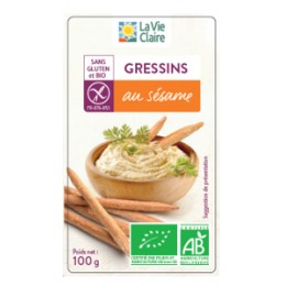 GRESSINS SESAME SS GLUTEN 100G