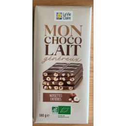 CHOCO LAIT NOISETT ENTIER 180G
