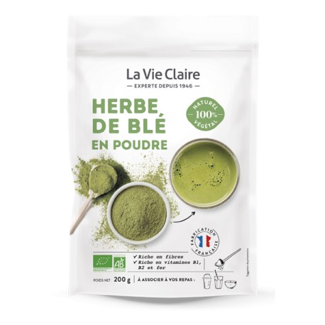 HERBE DE BLE BIO POUDRE 200G
