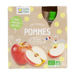 PUREE POMME GOURDE 4X90G