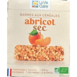 BARRES DE CEREALES À L'ABRICOT