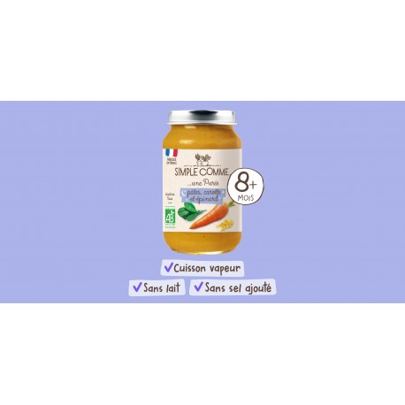POT PATES CAROTTE EPINARD 200G