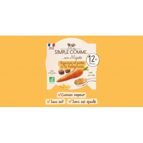 ASSIETTE LEGU PATES BOLO 230G