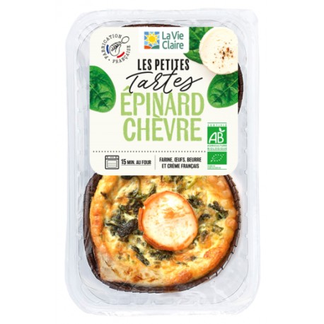 TARTE EPINARD CHEVRE 2X115G