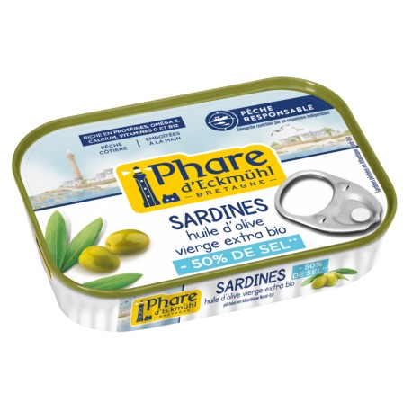 SARDINE HO BIO-50% SEL 115G