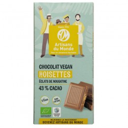 CHOCOLAT VEGETAL NOISETTE 100G