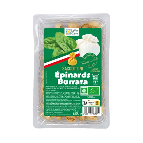 SACCOTTINI EPINARD BURRAT 250G