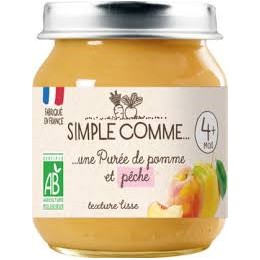 POT POMME ET PECHE 125G