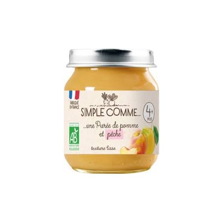 POT POMME ET PECHE 125G